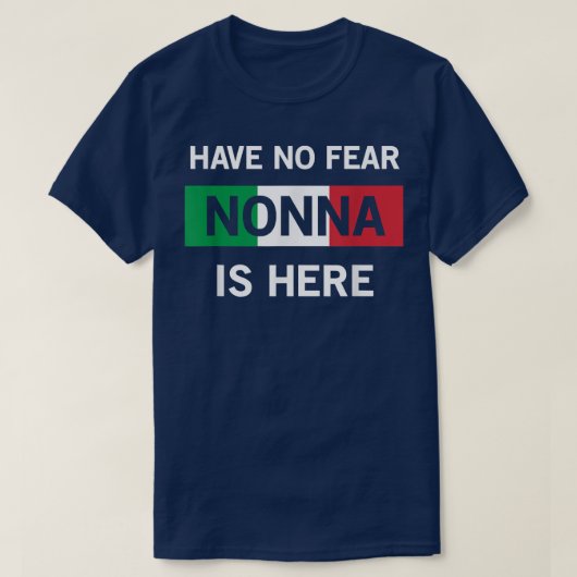 Nonna Italiaanse grootmoeder Gift T-shirt (Design voorkant)