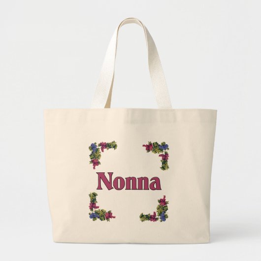 Nonna (Italiaanse grootmoeder) Grote Tote Bag (Voorkant)