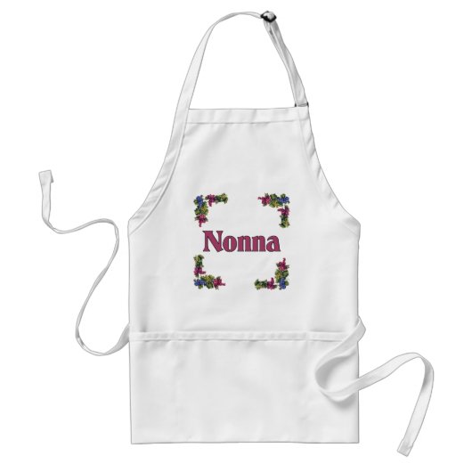 Nonna (Italiaanse grootmoeder) Standaard Schort (Voorkant)