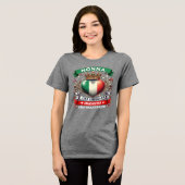 Nonna Like a Regular Grandmother  Tri-Blend Shirt (Voorkant volledig)