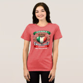 Nonna Like a Regular Grandmother  Tri-Blend Shirt (Voorkant volledig)