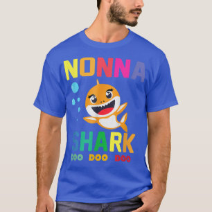 Nonna Shark Nonna Shark liefhebber familie Moederd T-shirt
