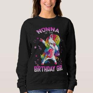 Nonna van de Birthday Party Gifts Girl Dabbing Uni Trui