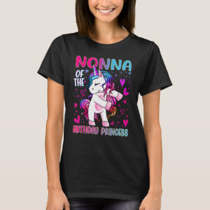 Nonna van de Birthday Princess Girl Dabbing Unicor T-shirt