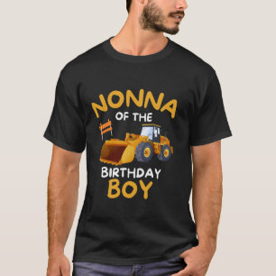 NONNA van de Verjaardag Jongen Bouw Truck Drive T-shirt