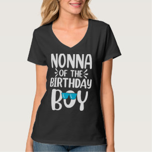 Nonna van de Verjaardags Jongen Mam Papa Kinder Fa T-shirt