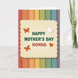 Nonnas Dag Zonsondergang Hartjes Kaart