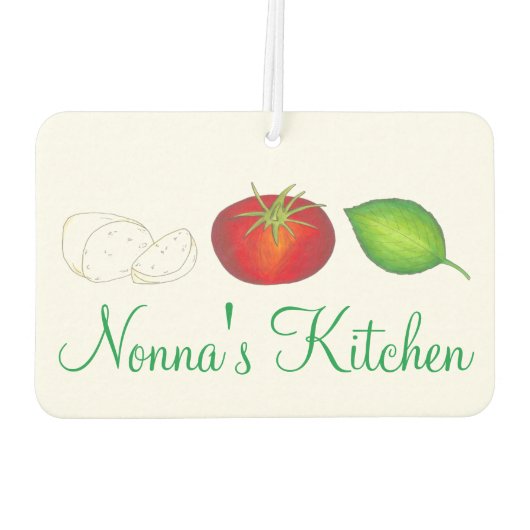 Nonna's Kitchen Mozzarella Tomato Italiaans Luchtverfrisser (Achterkant)