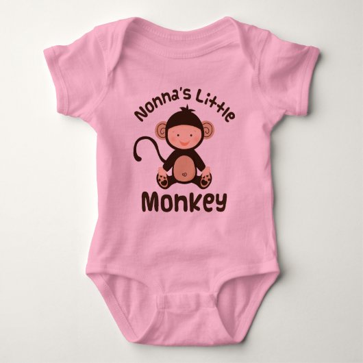 Nonnas Little Monkey Romper (Voorkant)