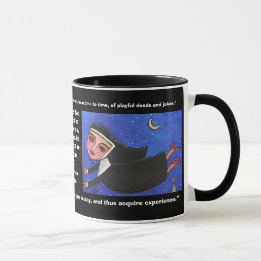 Nonne vilaine de vol - tasse de citations (Droite)
