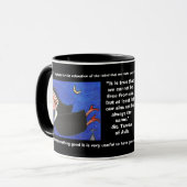 Nonne vilaine de vol - tasse de citations (Devant gauche)