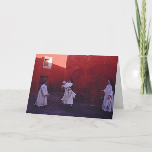 Nonnen hebben plezier! kaart (Voorkant)