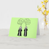 Nonnen Kaarten "Dingen Waar Nonnen Aan Denken" Gra (Gele Bloem)