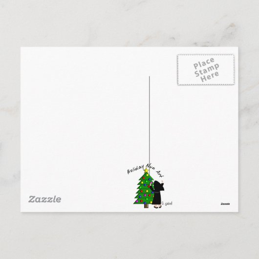 Nonnes Cartes de Noël et Cadeaux-Art Design (Dos)