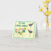 Nonnes chantant des cartes de note d'alléluia (Fleur jaune)