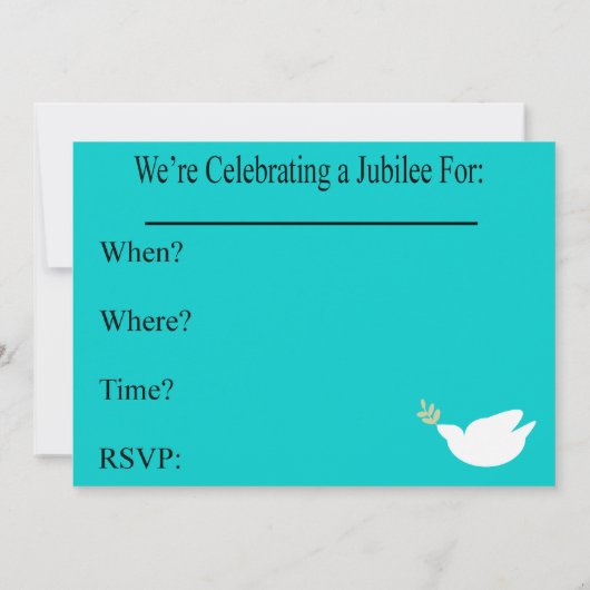 Nonnes Golden 50th Jubilee Invitations (Dos)