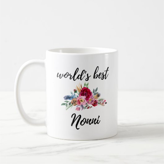 Nonni Gift Idea Mug Italien Grandma World (Gauche)