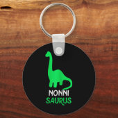 Nonni-saurus Funny Dino Dinosaur Nonnisaurus Sleutelhanger (Voorkant)