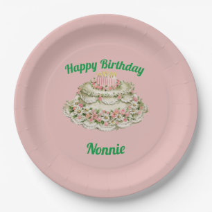 NONNIE ~ BIRTHDAY CAKE ~ PAPIEREN BORDJE
