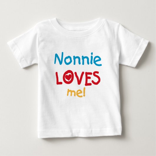 Nonnie Loves Me T-shirts en geschenken (Voorkant)