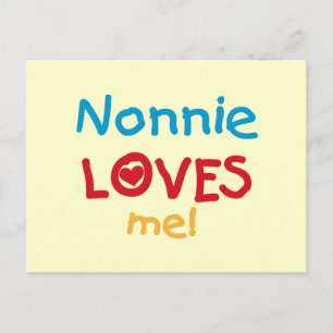 Nonnie Loves Me T-shirts en geschenken Briefkaart