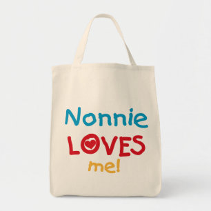 Nonnie Loves Me T-shirts en geschenken Tote Bag