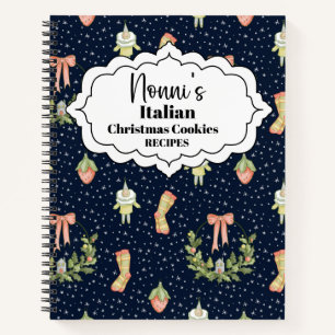 Nonni's Italiaanse kerstkoekjesrecepten Notitieboek