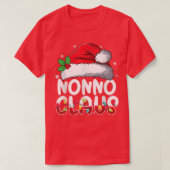 Nonno Claus Matching Family Pajamas Funny Christma T-shirt (Design voorkant)