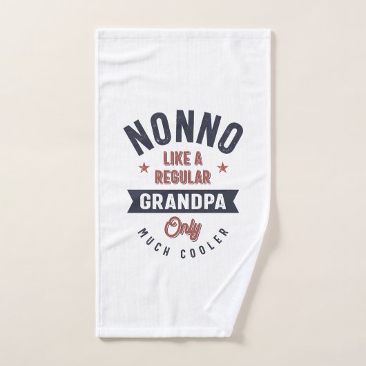 Nonno comme un grand-père régulier seulement beauc (Serviette à main)