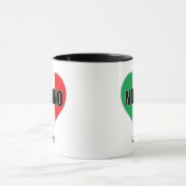 NONNO Drapeau Italien Coeur Mug (Centre)