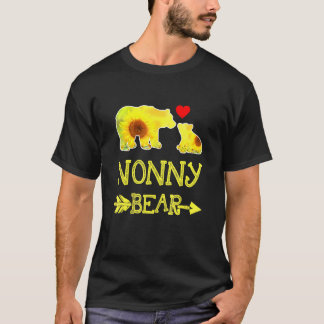 Nonny Beer Sunflower Moeder Vader Familie Matching T-shirt