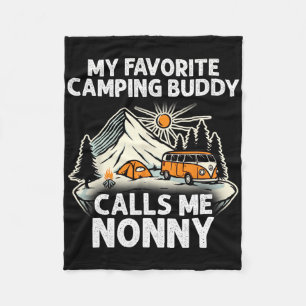 Nonny Camper Mijn favoriete kampeerbuddy's noemen Fleece Deken