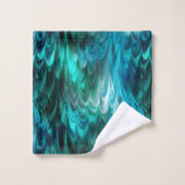 nonpareil kelpie sarcelle : (Gant de toilette)