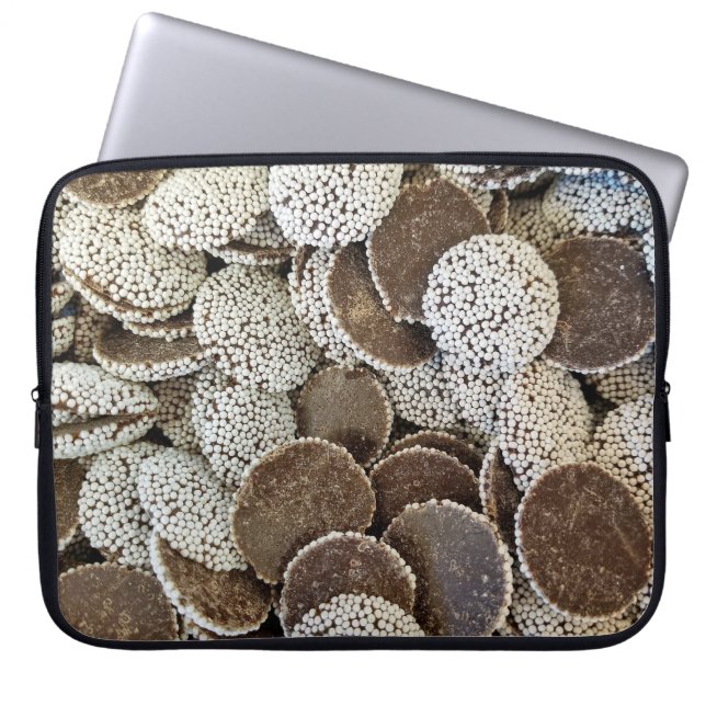 Nonpareil Snoep Laptop Sleeve (Voorkant)