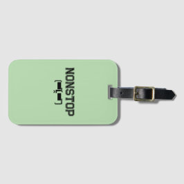 NONSTOP Gym Motivatie Hoodie T-shirt Bagagelabel