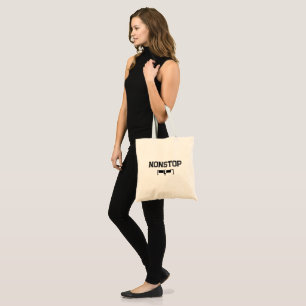 NONSTOP Gym Motivatie Hoodie T-shirt Tote Bag