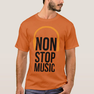 NonStop Muziek 70s retro T-shirt