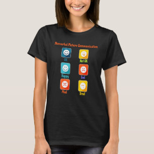 Nonverbal Afbeelding Communication Autism Aba Slp T-shirt