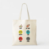 Nonverbal Afbeelding Communication Autism ABA SLP Tote Bag (Achterkant)