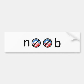 Noob anti-Obama-bumpersticker Bumpersticker