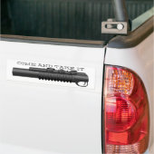 Noob - Kom mee. Bumpersticker (Op Truck)