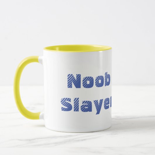 Noob Slayer Cafe Mug (Gauche)