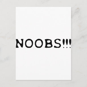 NOOBS!! pictogram Briefkaart