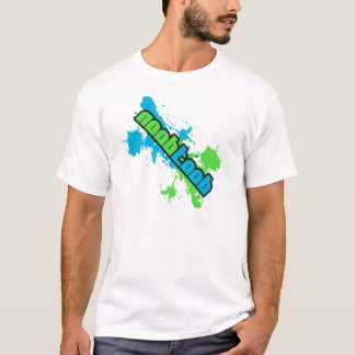 NooBTooB Splotch White T-shirt