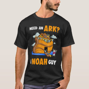 Nood aan een Ark Ik Noach Man Kat Kitty Christeli T-shirt