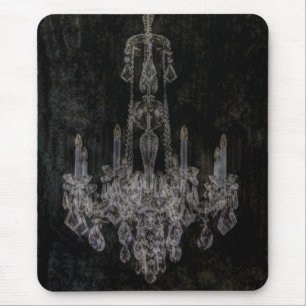 -nood-vampiergothische kroonkandelaar muismat