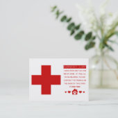 noodbericht huisdier afsprakenkaartje (Staand voorkant)