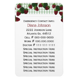 Noodcontact: Babysitter Premium Magnet Magneet