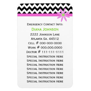 Noodcontact: Babysitter Premium Magnet Magneet