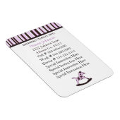 Noodcontact: Babysitter Premium Magnet Magneet (Rechterzijde)